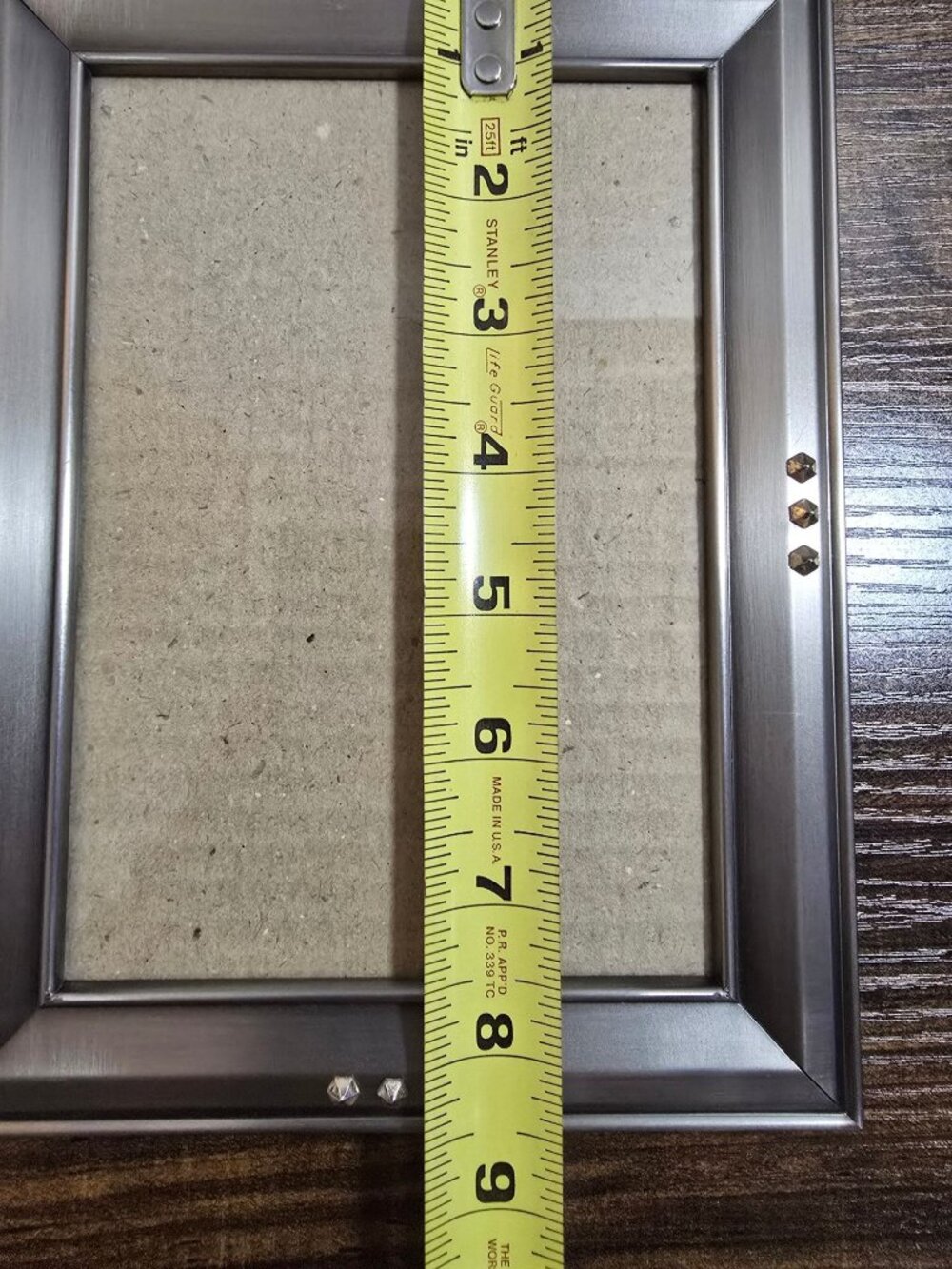 Burnes Of Boston 4x6 Metal Picture Frame With Textured Accents Tabletop - Picture 6 of 8